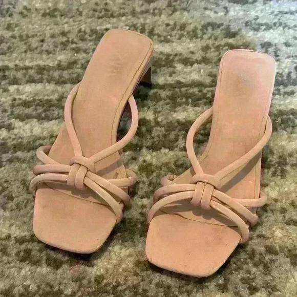 Baby Pink Pre-Loved Zara Heels - Picture 1 of 3